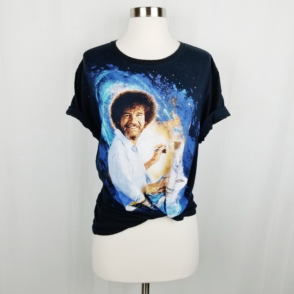 Bob Ross graphic T shirt size medium